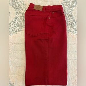 Women’s Jones Jeans Crimson Red Size 4 Boot Cut (EUC)